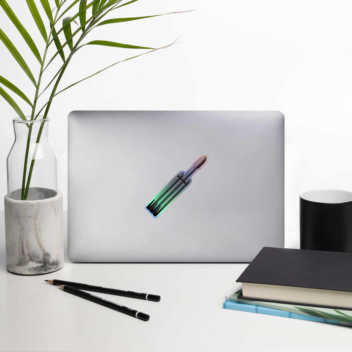 Falcon Heavy Holo Sticker