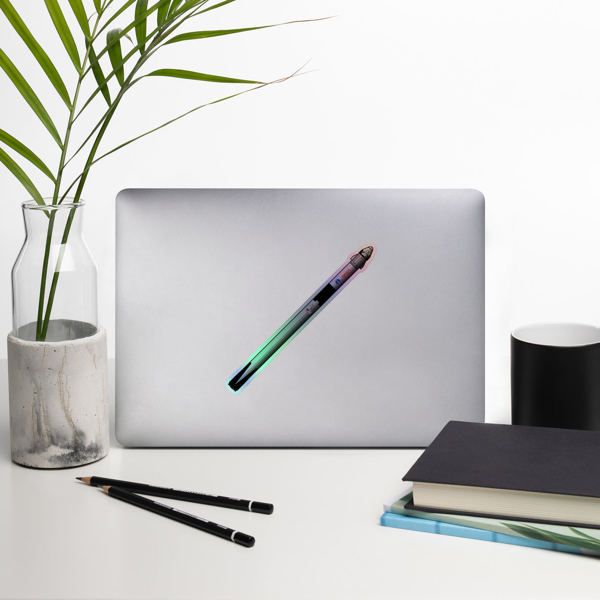 Falcon 9 Crew Holo Sticker