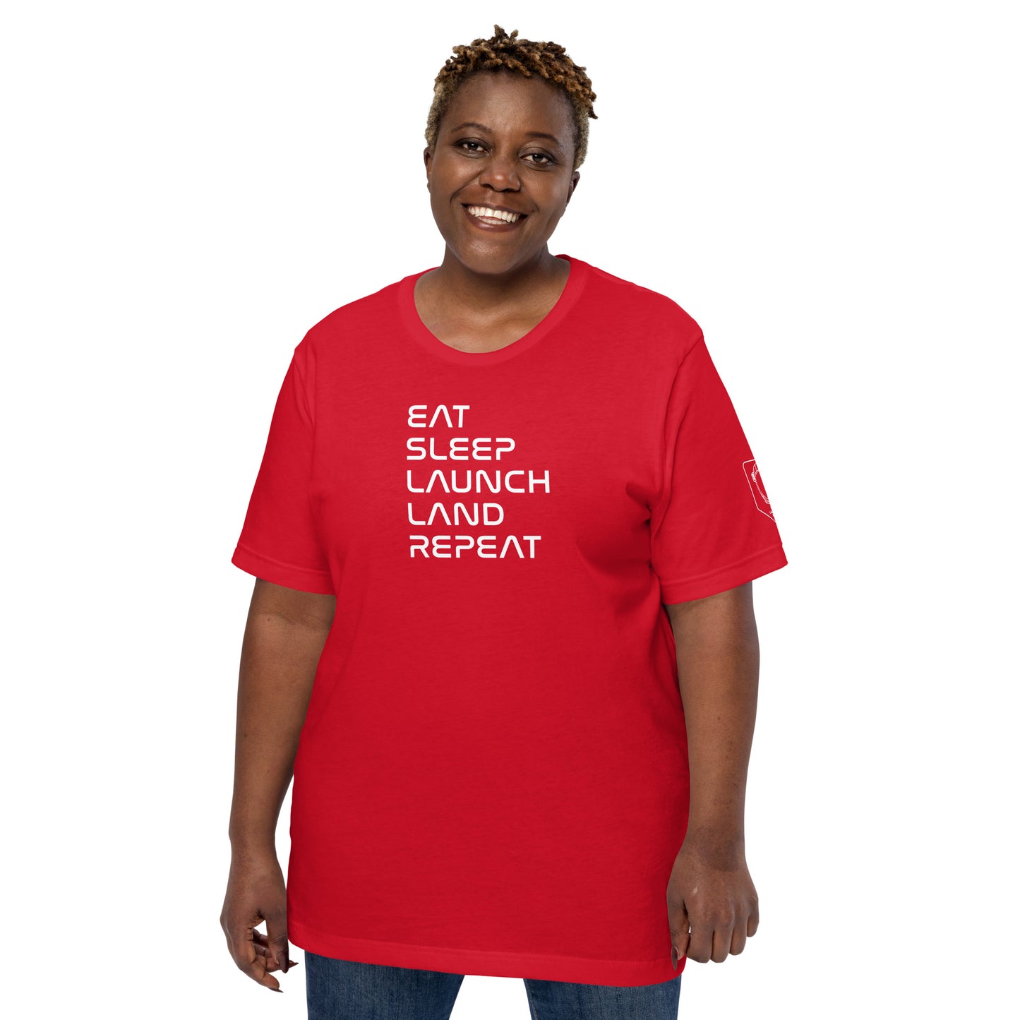 Eat, Sleep, Launch, Land, Repeat Tee