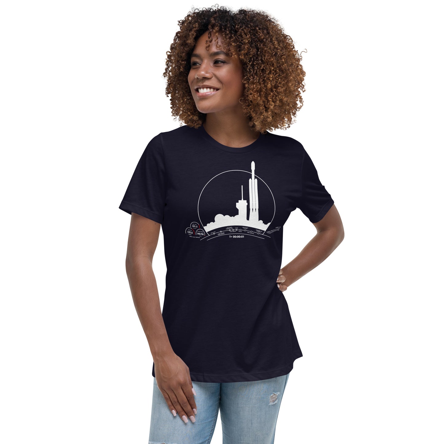 Falcon Heavy Launch Experience Women's Tee