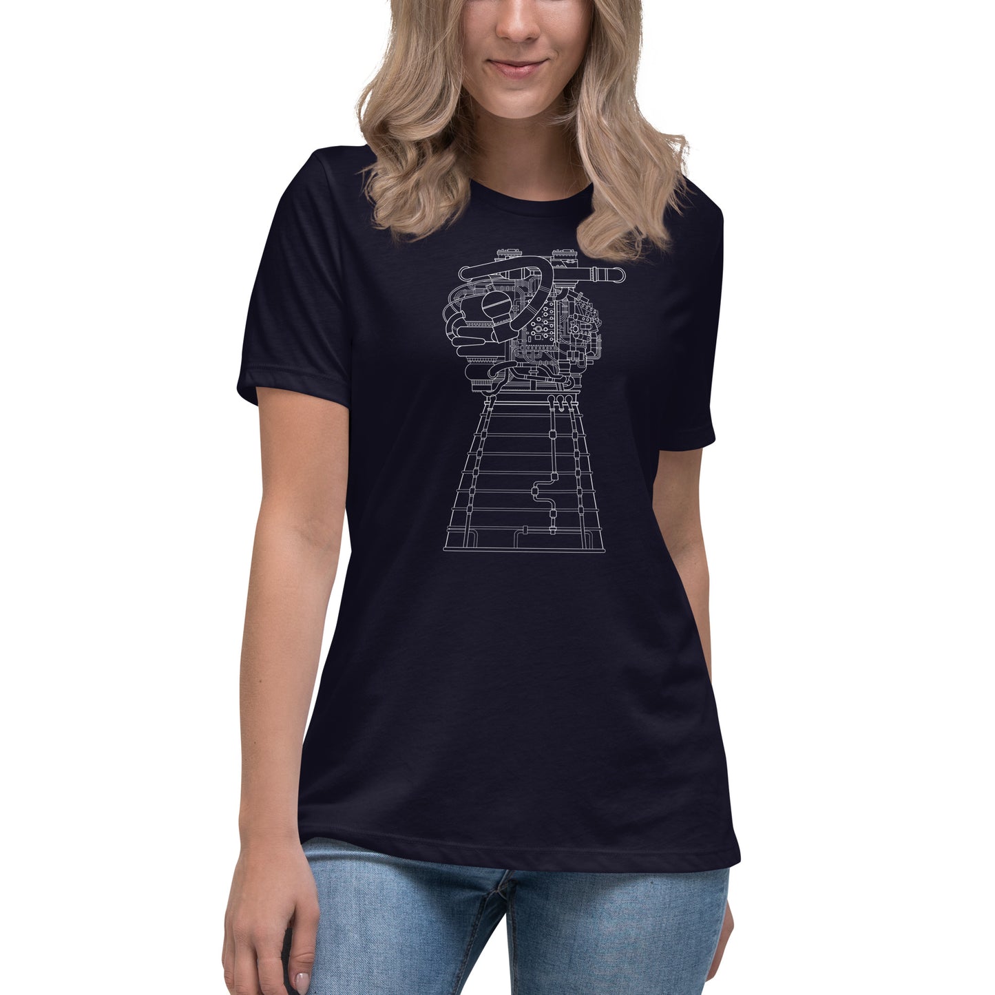 RS-25 Engine Schematic Women's Tee