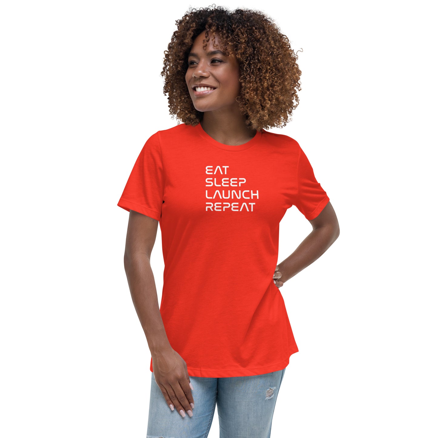 Eat, Sleep, Launch, Repeat Women’s Tee