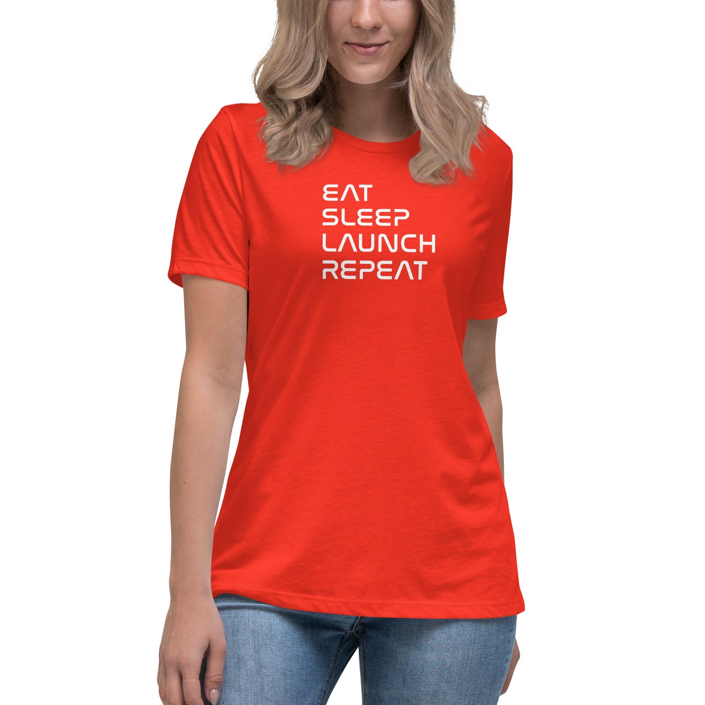 Eat, Sleep, Launch, Repeat Women’s Tee