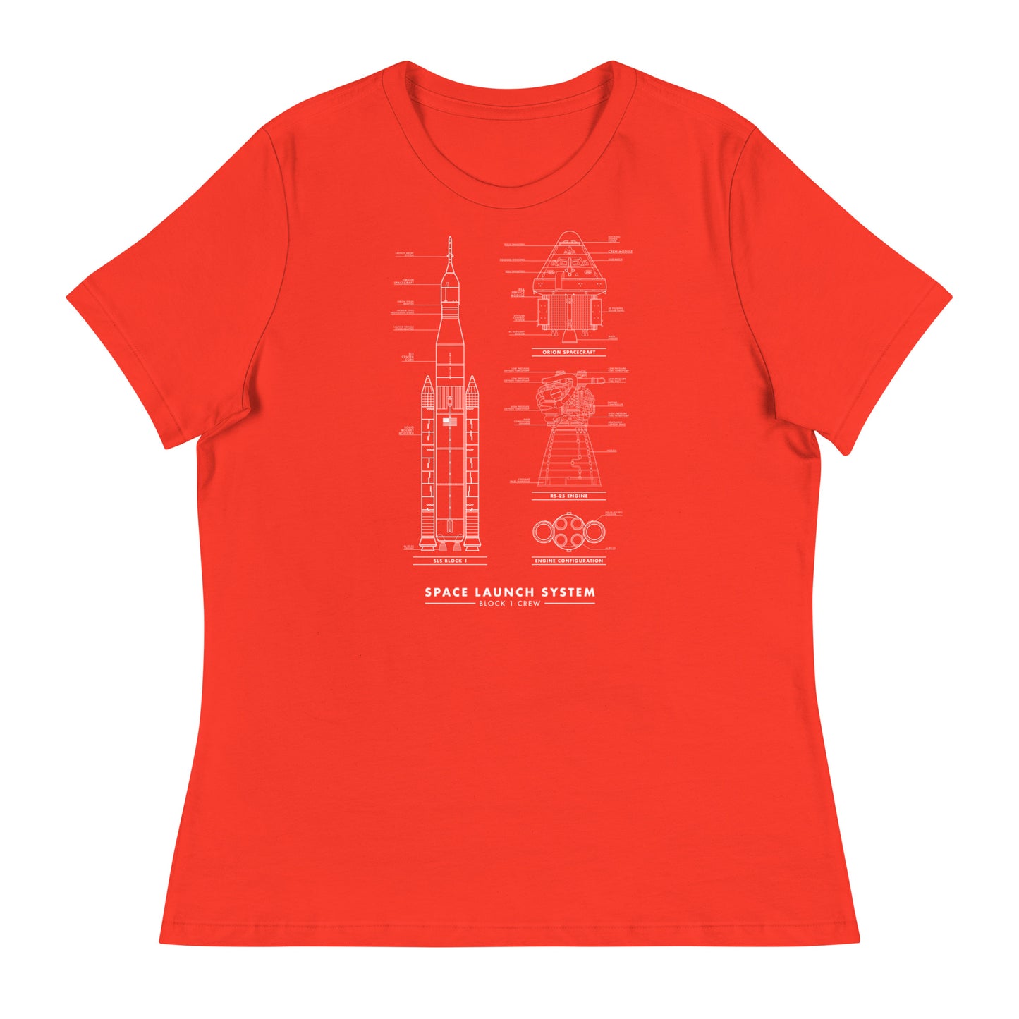 SLS Detailed Schematic Women's Tee