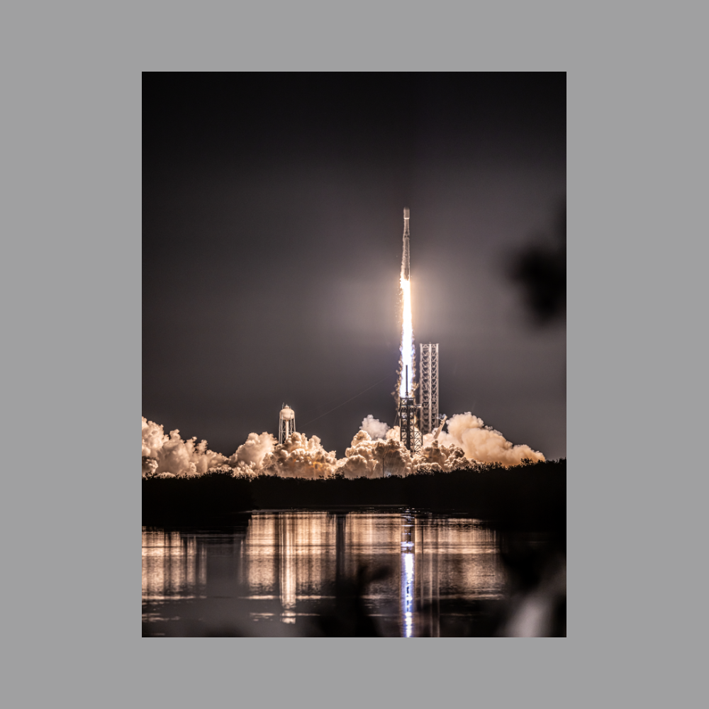 Falcon Heavy at Midnight