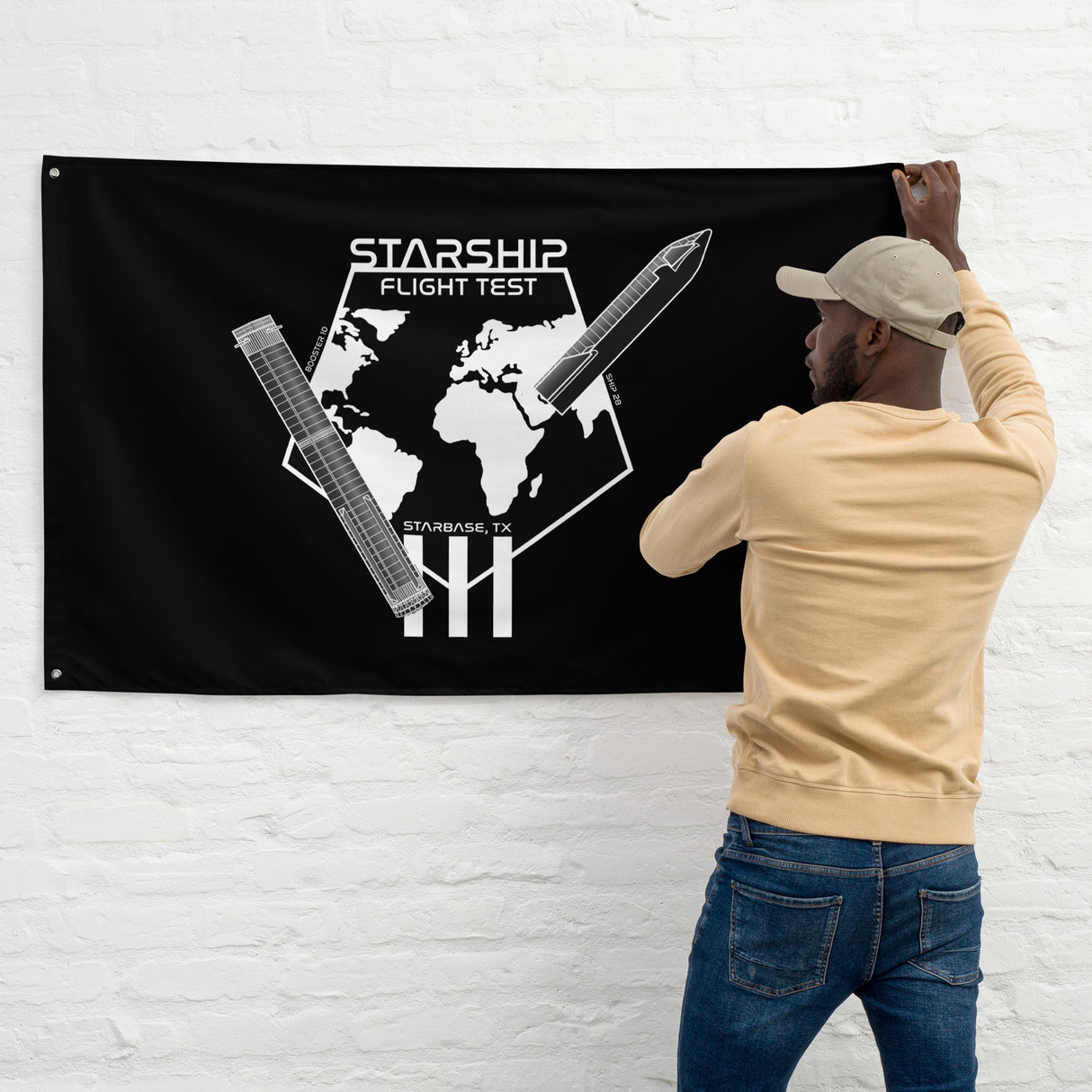 LIMITED! Starship IFT-3 Mission Flag