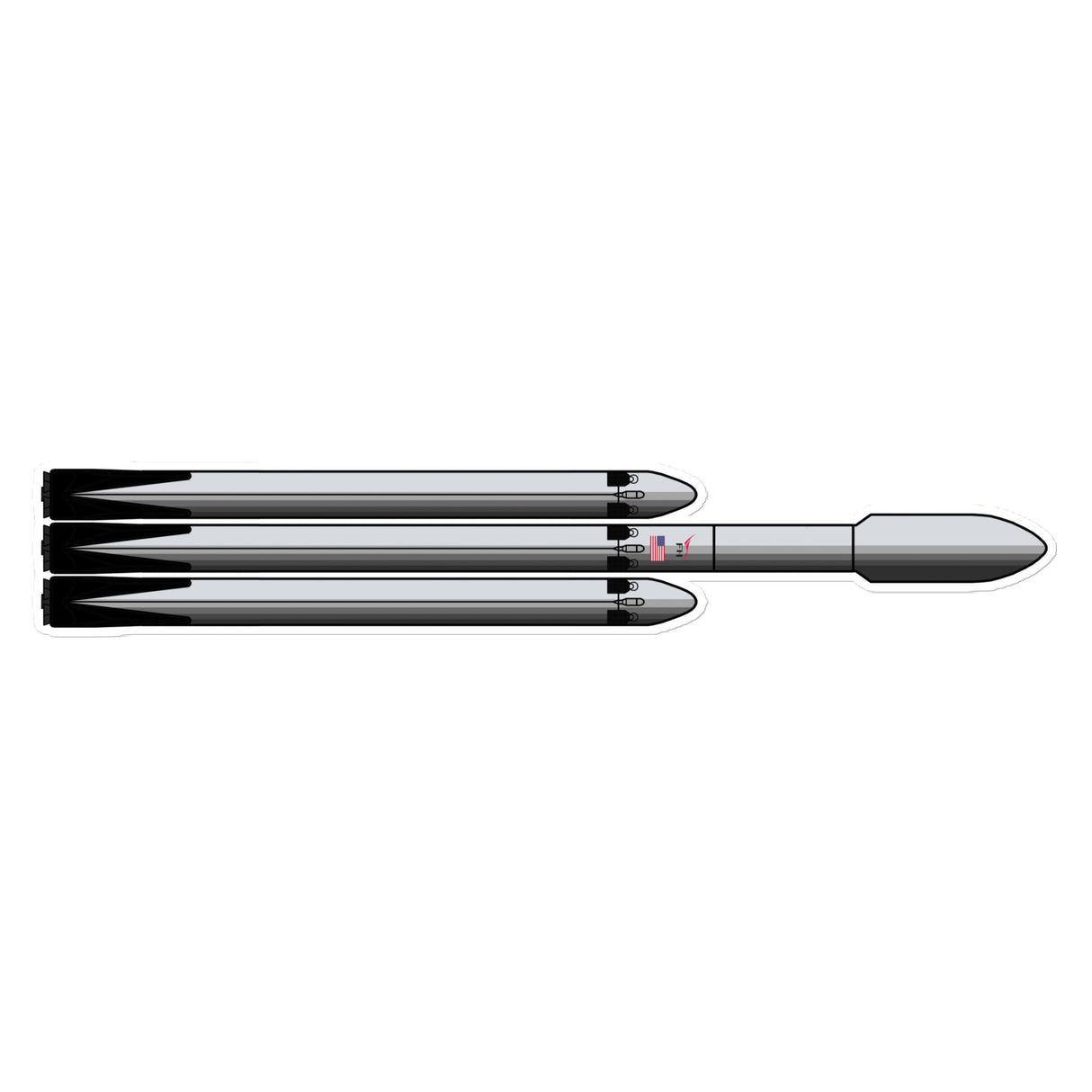 Falcon Heavy Jumbo Sticker