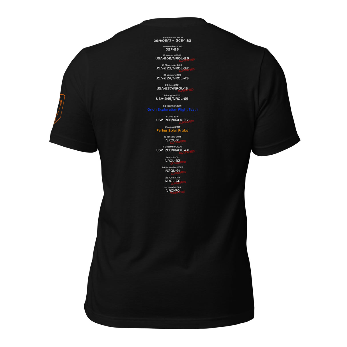 LIMITED! Delta IV Heavy Mission Complete Commemorative Tee