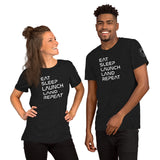 Eat, Sleep, Launch, Land, Repeat Tee